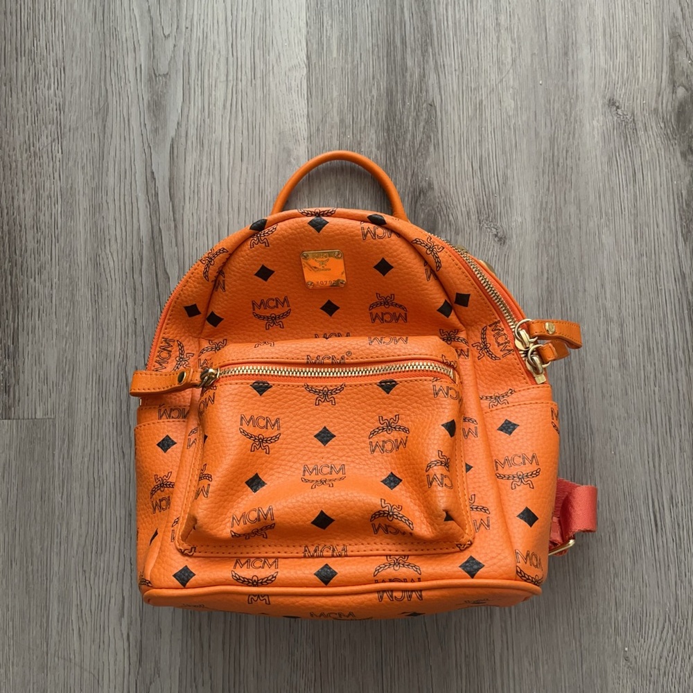 Authentic MCM mini backpack